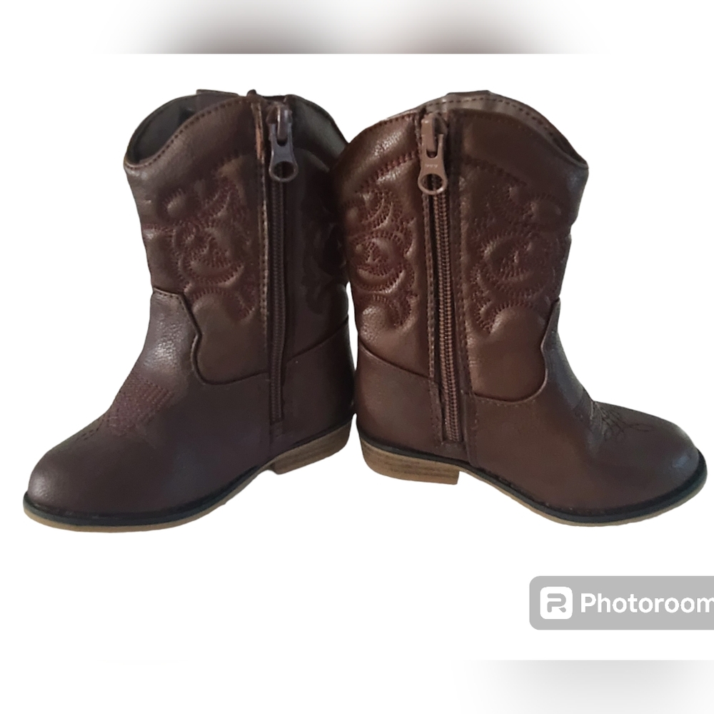 Cat & Jack Baby Girl Boots Brown Size 7